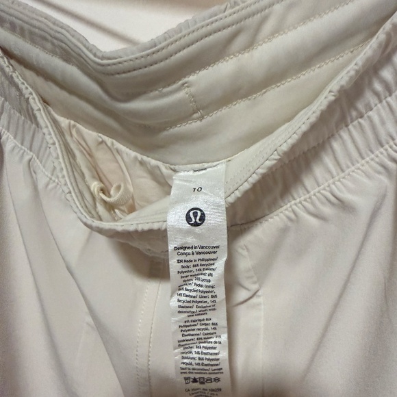 Lululemon Cream High-Rise Jogger Pants – Size 10 (jacket listed/sold separately) - Picture 3 of 4